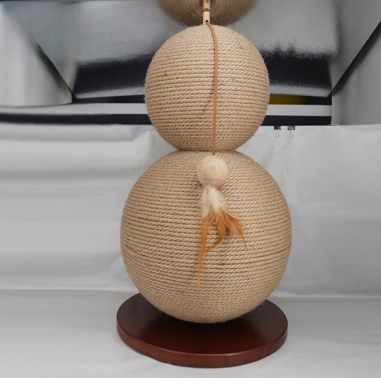 KFX-3821757 Sisal Cat Climber - Scratch-Resistant Pear-Shaped Fun Rack for Cats