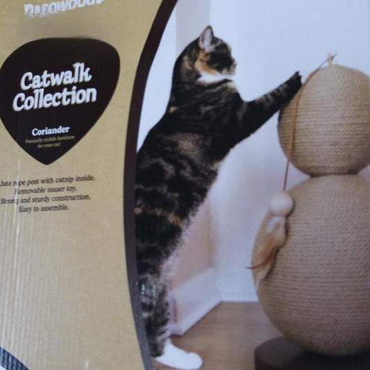 KFX-3821757 Sisal Cat Climber - Scratch-Resistant Pear-Shaped Fun Rack for Cats