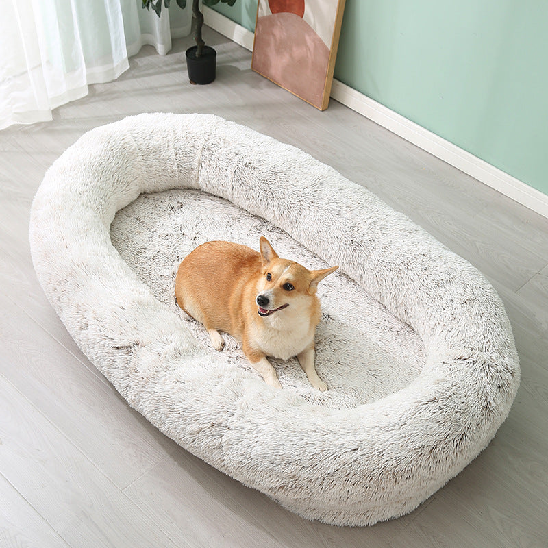 KFX-3823421 Large Removable and Washable Plush Pet Bed in Multiple Colors