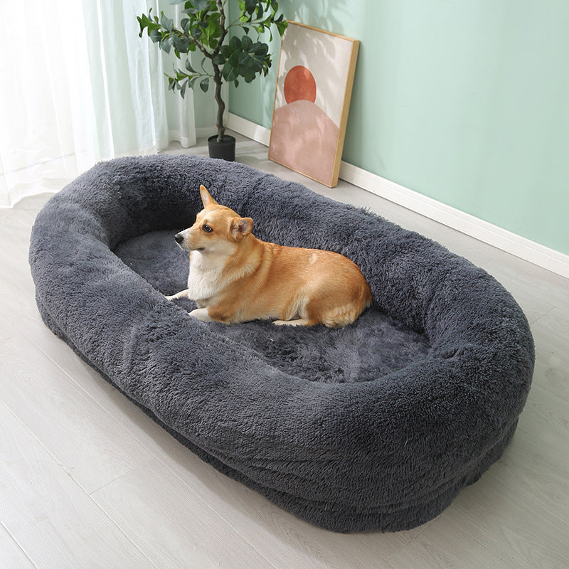 KFX-3823421 Large Removable and Washable Plush Pet Bed in Multiple Colors