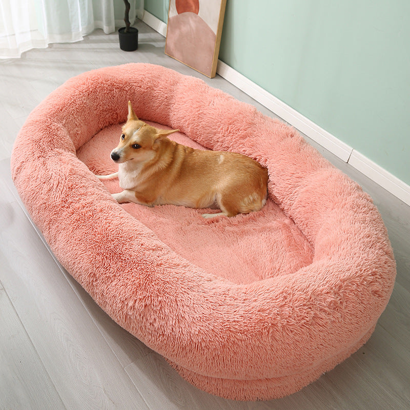 KFX-3823421 Large Removable and Washable Plush Pet Bed in Multiple Colors