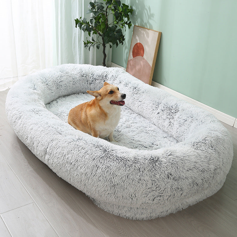 KFX-3823421 Large Removable and Washable Plush Pet Bed in Multiple Colors