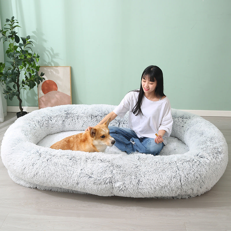 KFX-3823421 Large Removable and Washable Plush Pet Bed in Multiple Colors