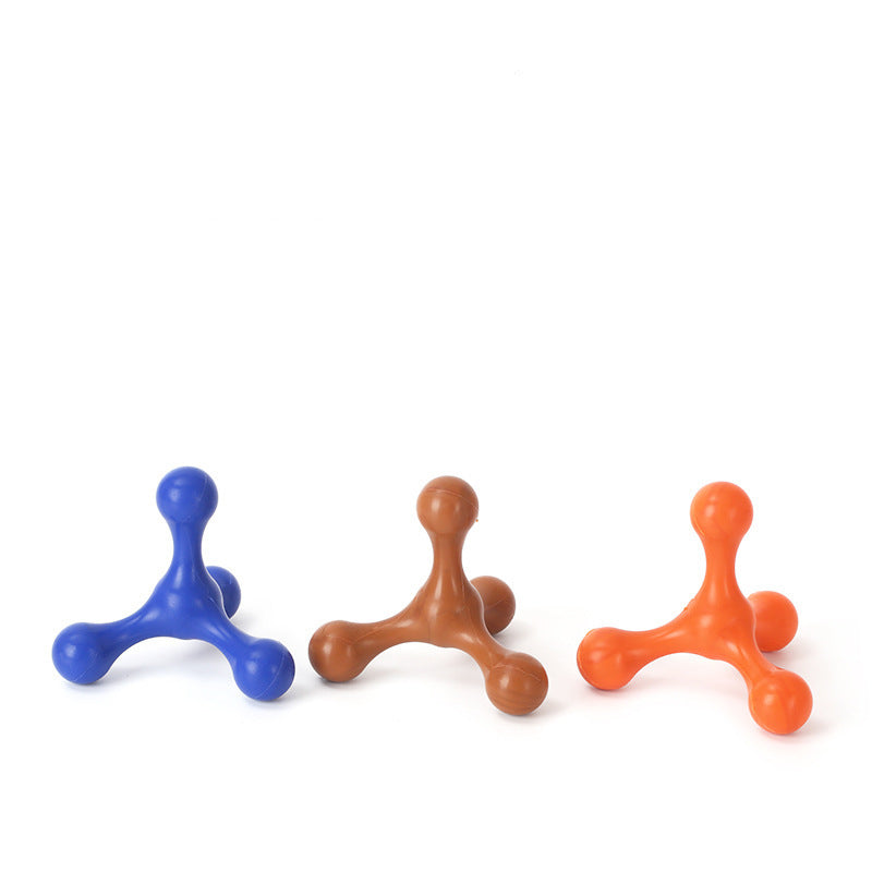 KFX-3824829 Durable Silicone Chew Toy for Small to Medium Dogs - Teething Relief & Dental Care