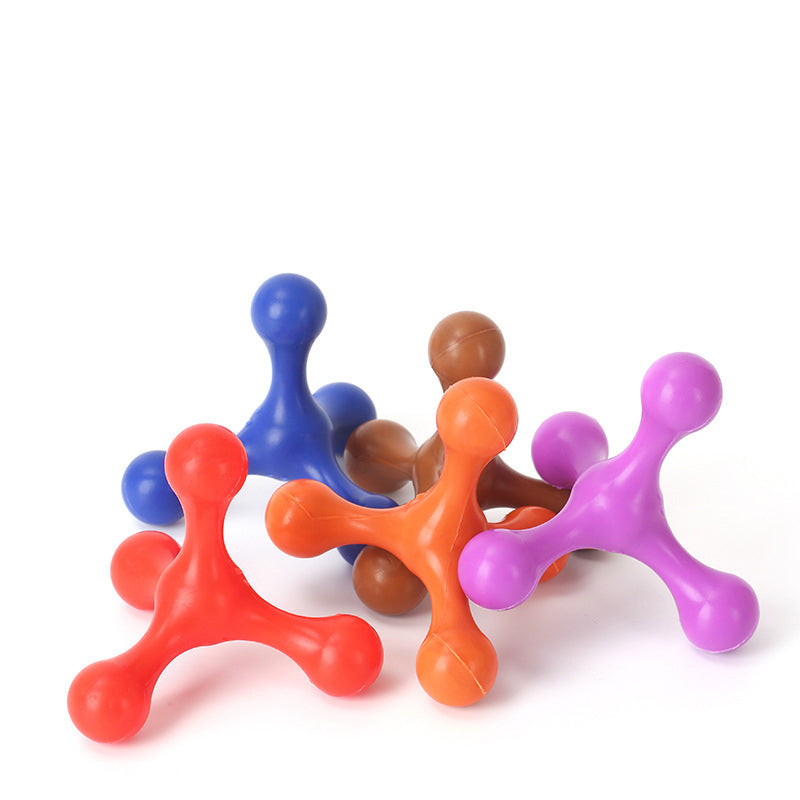 KFX-3824829 Durable Silicone Chew Toy for Small to Medium Dogs - Teething Relief & Dental Care