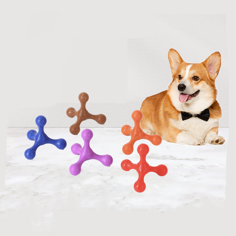 KFX-3824829 Durable Silicone Chew Toy for Small to Medium Dogs - Teething Relief & Dental Care