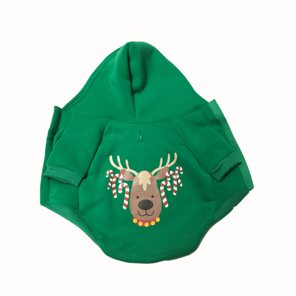 KFX-3827517 Cozy Christmas Deer Sweater for Small to Medium Dogs - Cotton Blend, Casual Style