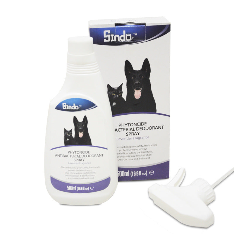 KFX-3830973 Said Fen Duojing Antibacterial Deodorant for Pets - 500ml Natural Odor Eliminator with Lemon Green Tea Extract