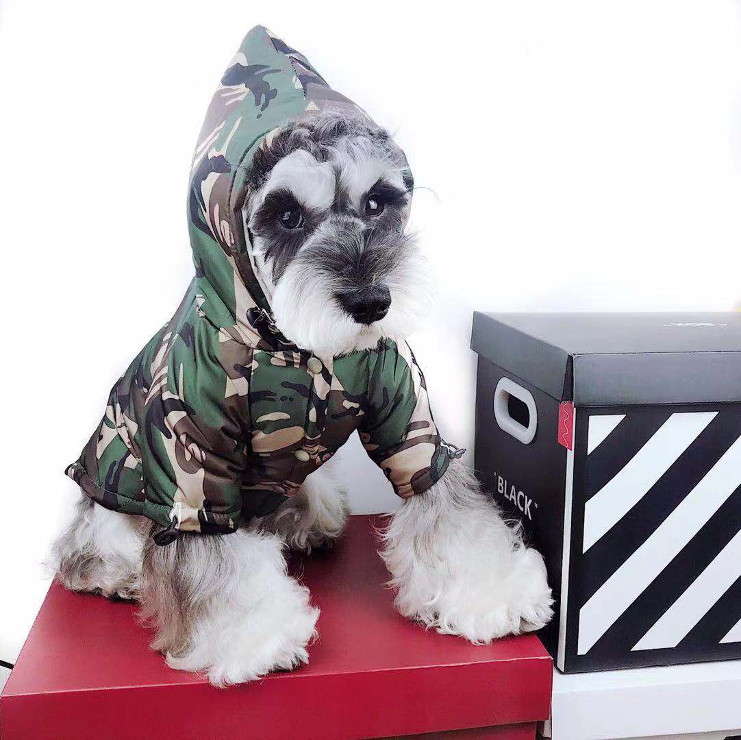 KFX-3835453 Waterproof Camouflage Dog Raincoat for All Sizes – Windproof & Snowproof Design