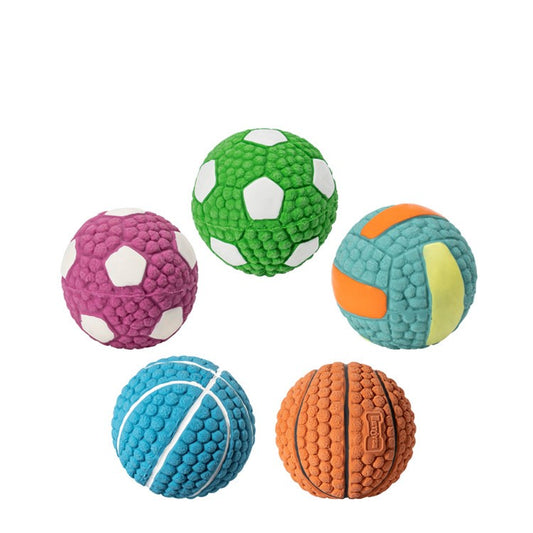 KFX-3837501 Pet Sounding Ball Toy in Various Sizes and Designs