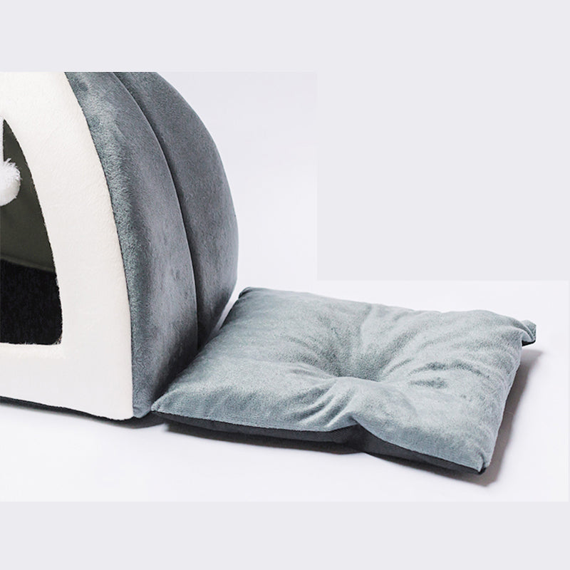 KFX-3838525 Rabbit Ear Nest for Cats and Dogs - Soft Arctic Velvet with PP Cotton, Multiple Sizes Available
