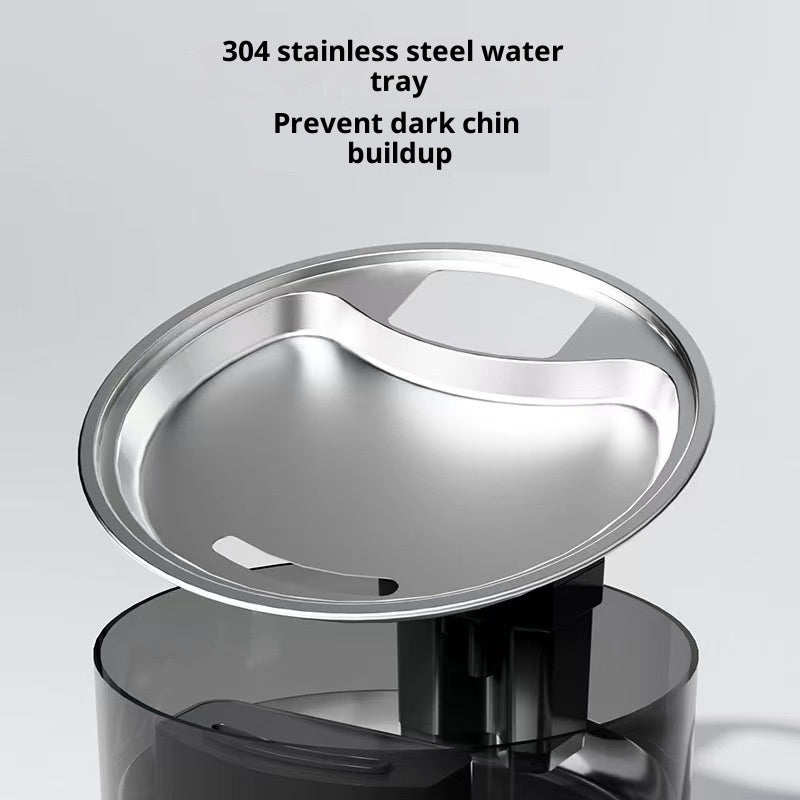 KFX-3840701 Stainless Steel Wireless Cat Water Fountain with Automatic Recirculation - 3L Large Capacity
