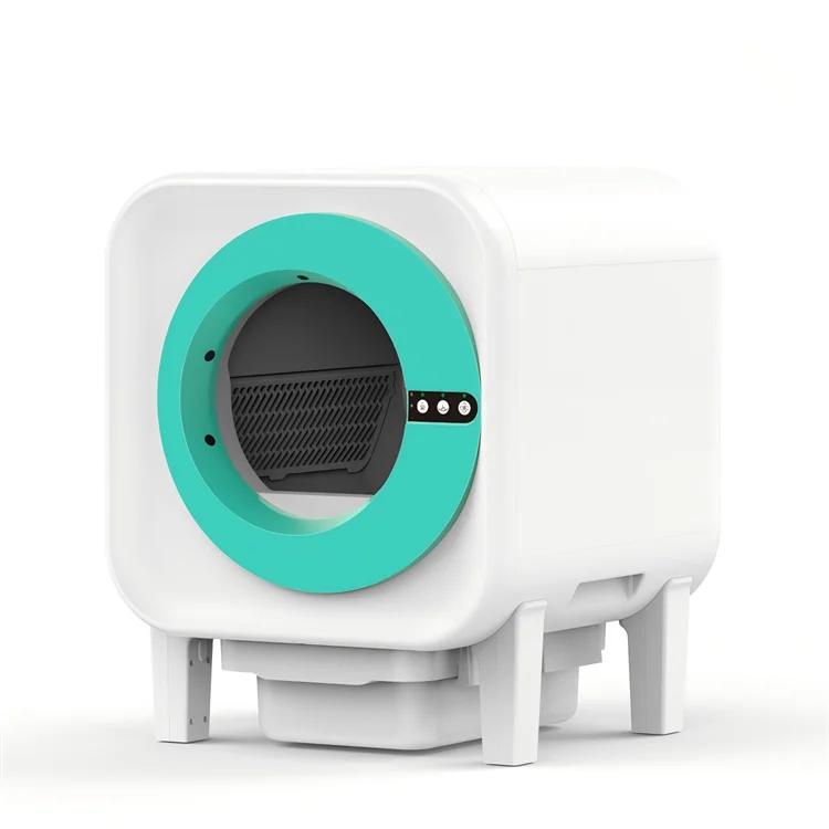 KFX-384403 Smart Automatic Self-Cleaning Cat Litter Box with Mobile Control and Spacious 70L Capacity