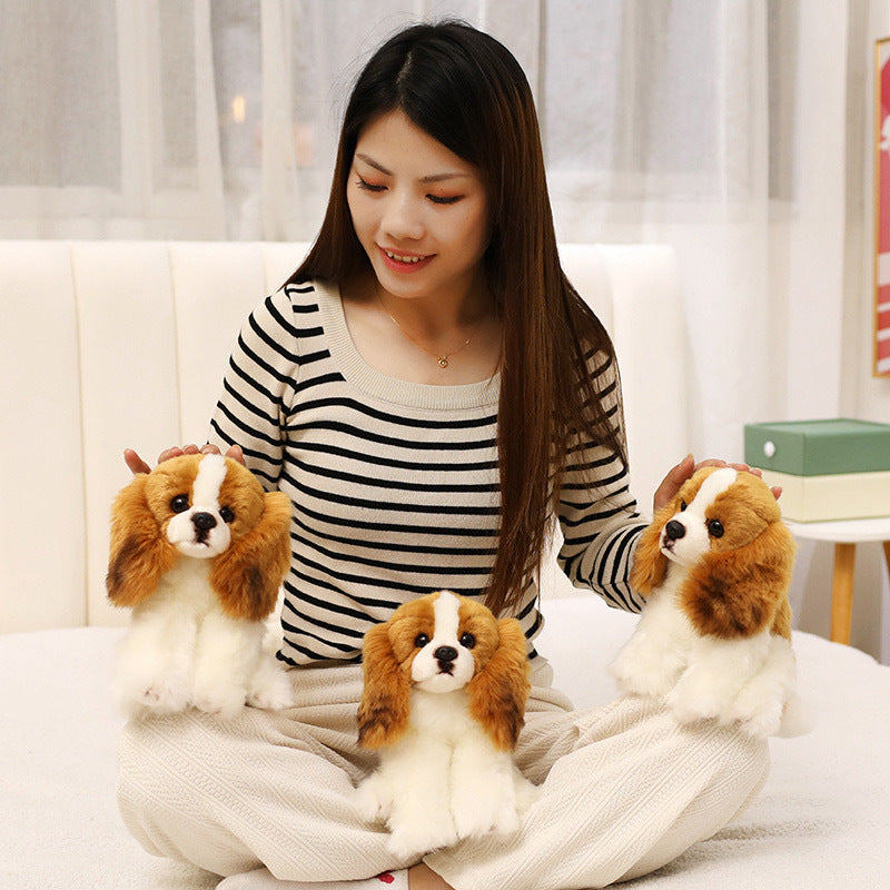 KFX-3844285 Beagle Plush Toy Simulation Doll – Cute Companion for Elderly & Children, 20cm