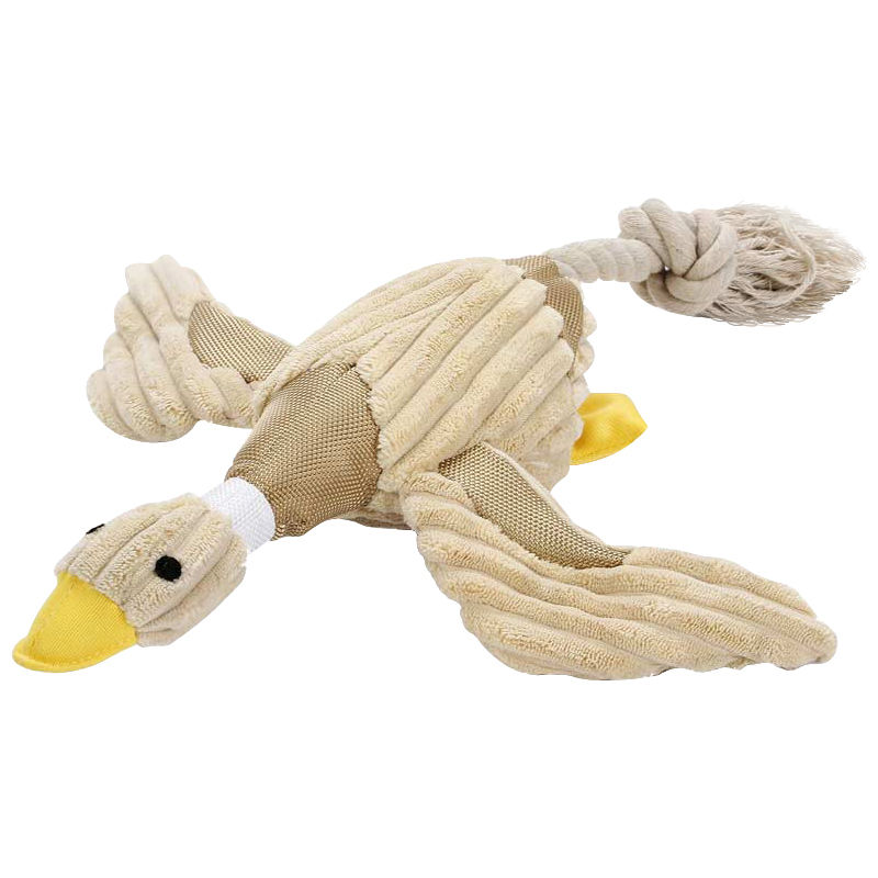 KFX-3845437 Plush Duck Sound Toy for Dogs - 25 x 31 cm, Soft Short Plush Material