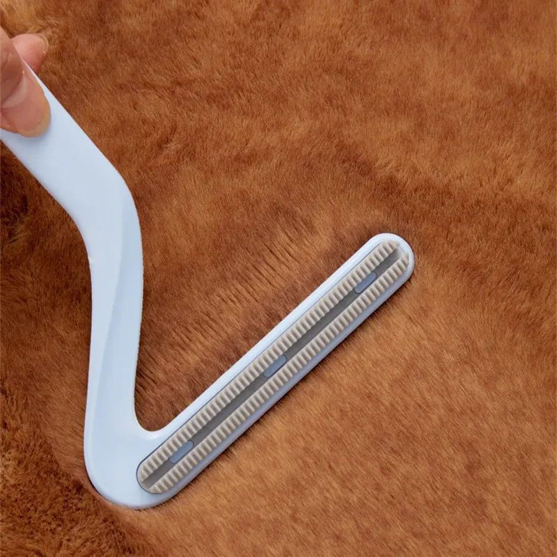 KFX-3846205 Double-Sided Pet Hair Removal Comb for Effective Cat and Dog Fur Cleaning