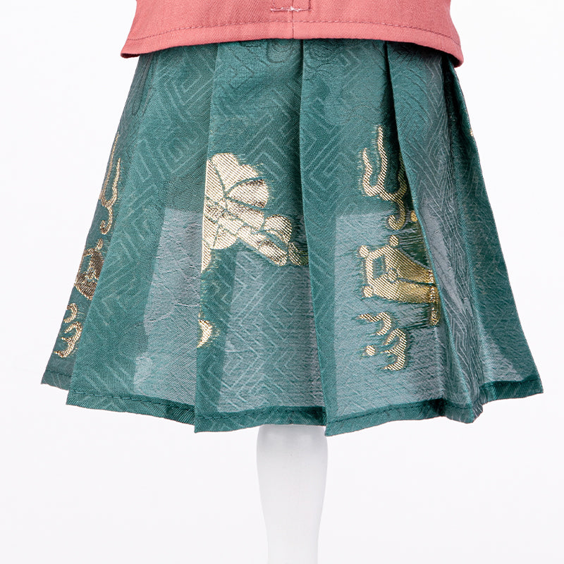 KFX-3848765 Light Green, Pink, and White Pet Skirts for Cats and Dogs – Sizes XS to XL