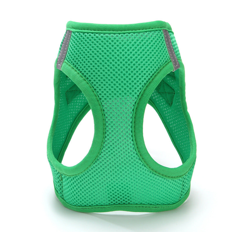 KFX-3849661 Mesh Cat Vest Harness with Traction Rope in Various Colors and Sizes