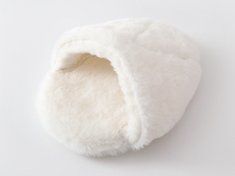 KFX-3850429 Cozy Cloth Small Pet Nest for Hamsters - Pink Rabbit & Yellow Chicken Design