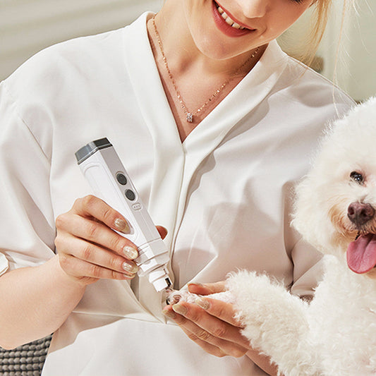 KFX-3854141 P3 Automatic Pet Nail Trimmer with Dual LED Lights and Replaceable Grinding Wheel