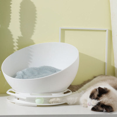 KFX-3854397 Eco-Friendly Semi-Circular Cat Tunnel Toy Nest - Single Layer Design for Playtime Fun