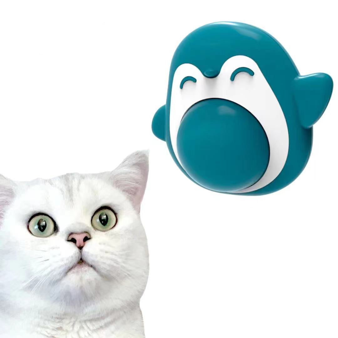 KFX-3854525 Cat Mint & Silver Vine Ball Toy with 360° Rotation for Oral Health and Entertainment, Natural Non-Toxic Material