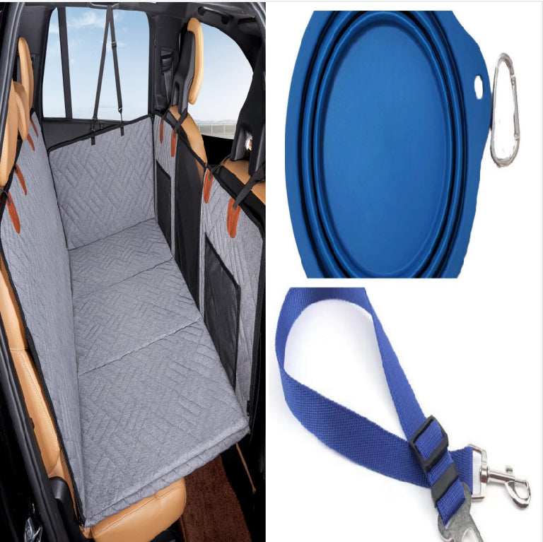 KFX-3857981 Waterproof Dog Car Bed Cushion - Durable Pet Seat Cover for Cars