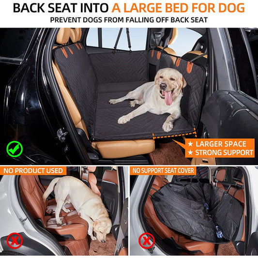KFX-3857981 Waterproof Dog Car Bed Cushion - Durable Pet Seat Cover for Cars
