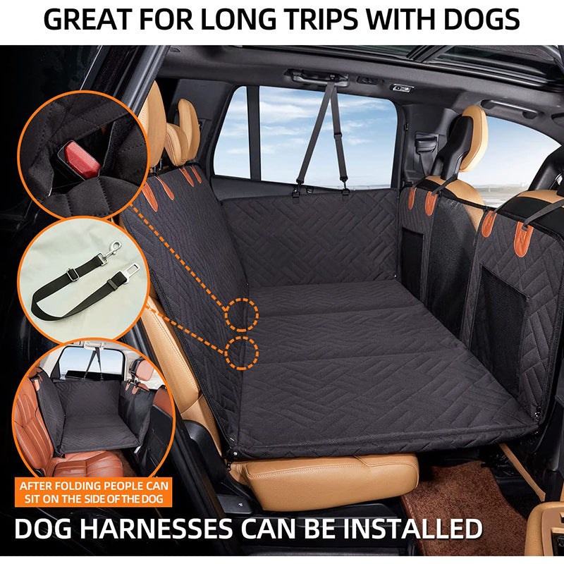 KFX-3857981 Waterproof Dog Car Bed Cushion - Durable Pet Seat Cover for Cars