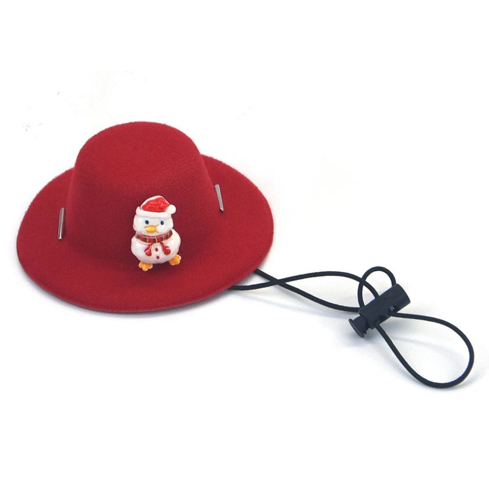 KFX-3860925 Festive Felt Pet Hat for Dogs and Cats - Soft Christmas Decoration for Holiday Grooming