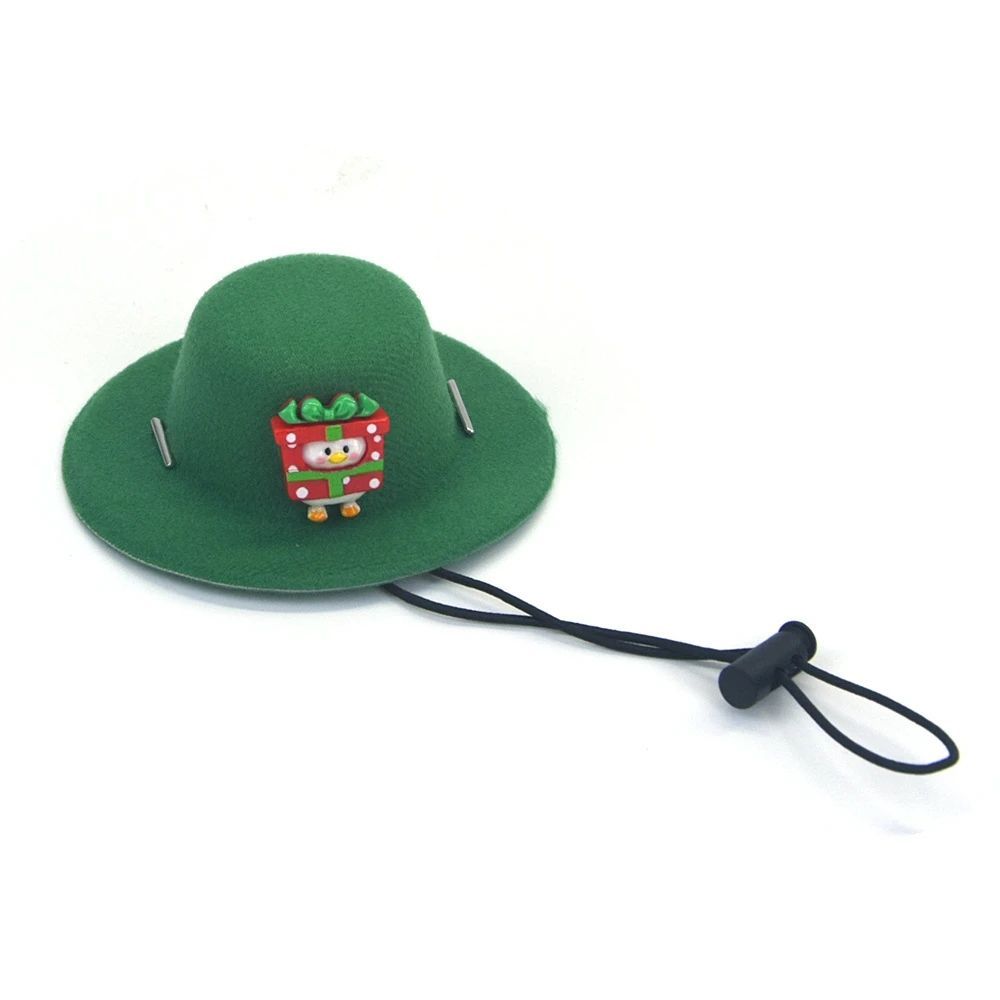 KFX-3860925 Festive Felt Pet Hat for Dogs and Cats - Soft Christmas Decoration for Holiday Grooming