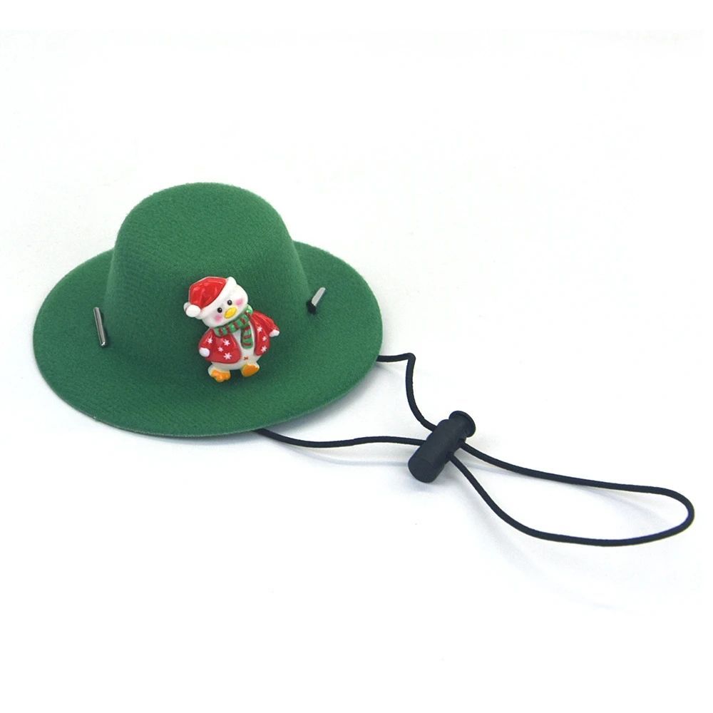 KFX-3860925 Festive Felt Pet Hat for Dogs and Cats - Soft Christmas Decoration for Holiday Grooming