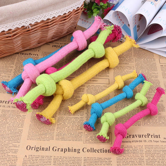 KFX-3862717 Pet Cotton Rope Molar Toy for Dogs - Assorted Colors Available