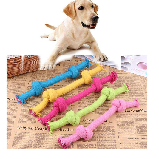 KFX-3862717 Pet Cotton Rope Molar Toy for Dogs - Assorted Colors Available