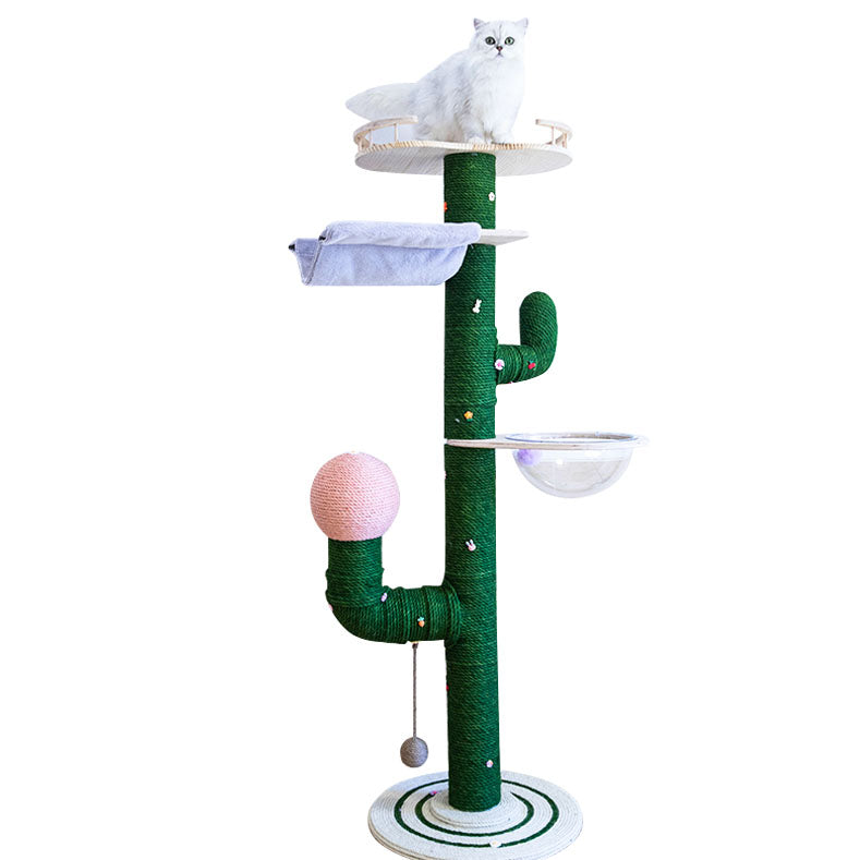 KFX-3865149 Cactus Cat Climbing Frame DIY Material Package and Finished Product Options