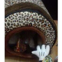 KFX-3865917 Cozy Tunnel Pet House for Small Dogs - Multiple Colors Available
