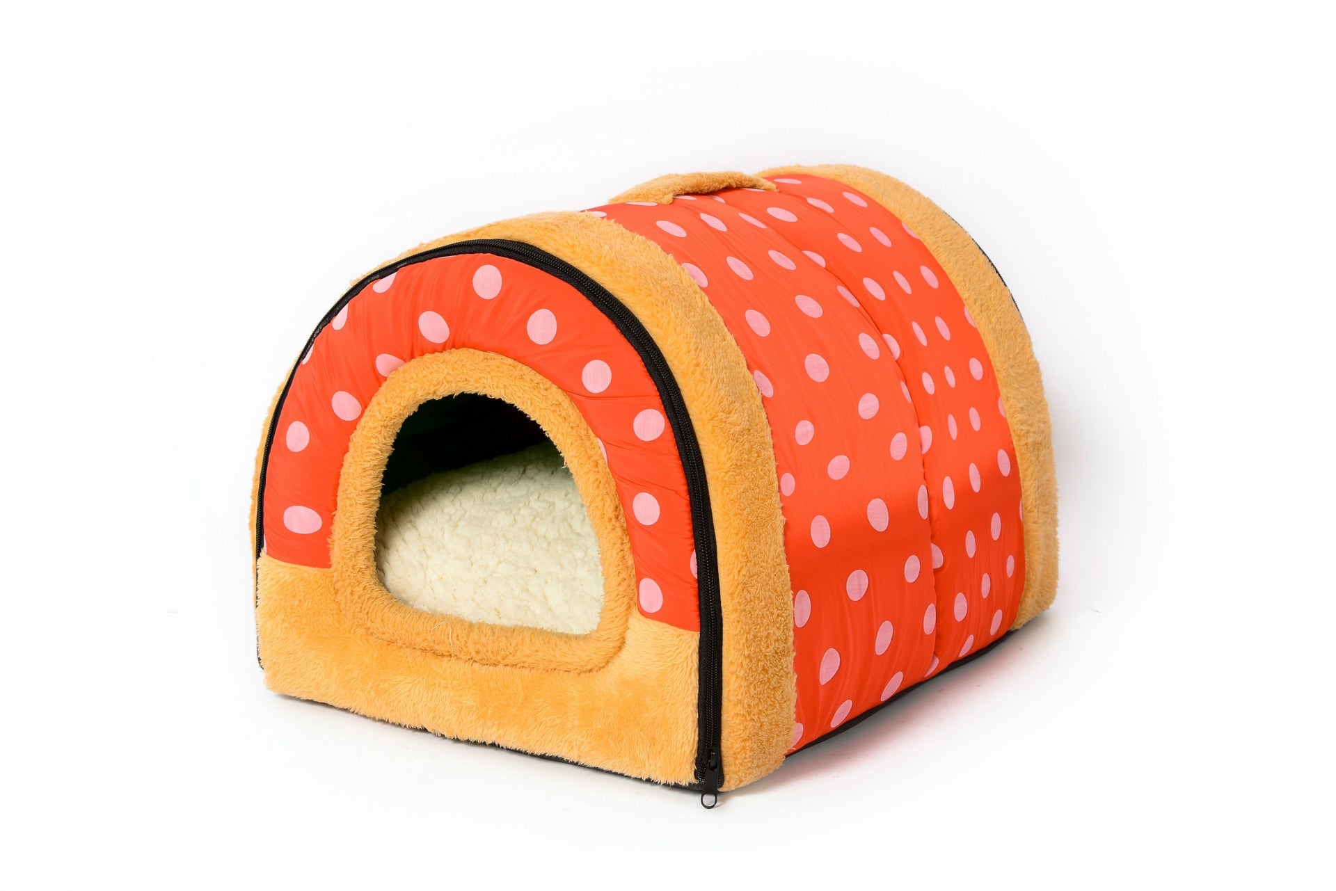 KFX-3865917 Cozy Tunnel Pet House for Small Dogs - Multiple Colors Available