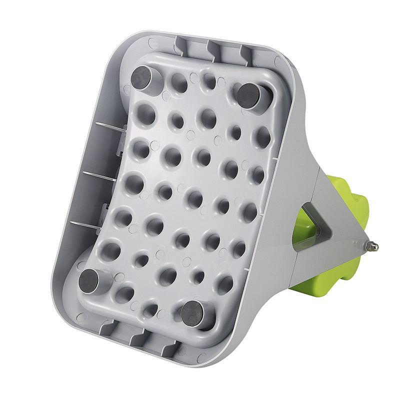 KFX-3866685 Interactive Roller Food Dispenser Toy for Cats and Dogs - Gray and Green Leaky Toy