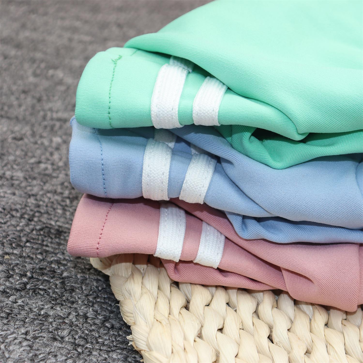 KFX-3867453 Casual Spring Pet Bottoming Shirt in Pink, Blue, and Green - Cotton, Various Sizes Available