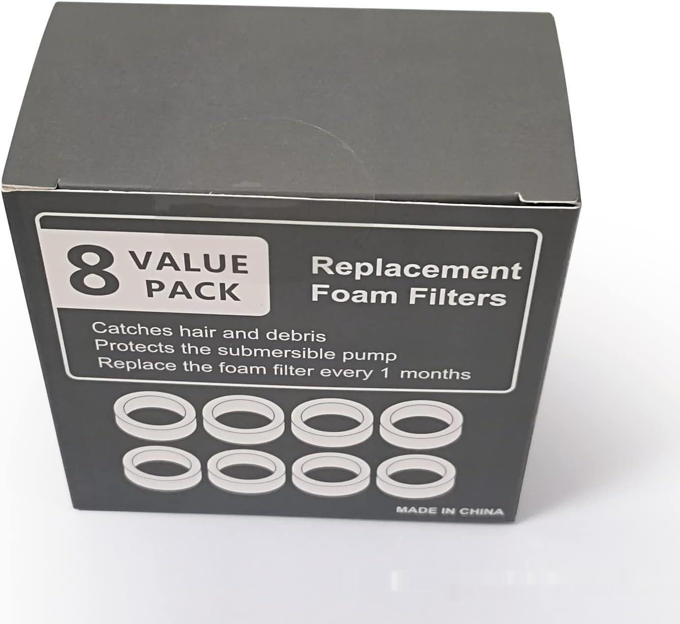 KFX-3867709 Non-Woven Fabric Pet Water Dispenser Filter Element, Stainless Steel Compatible with Various Models
