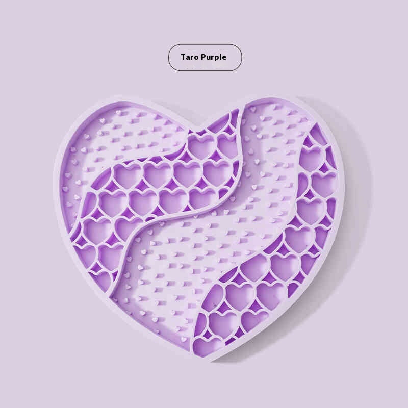 KFX-3867837 Silicone Dog Licking Mat for Slow Feeding - 20x18.5cm Feeding Accessory