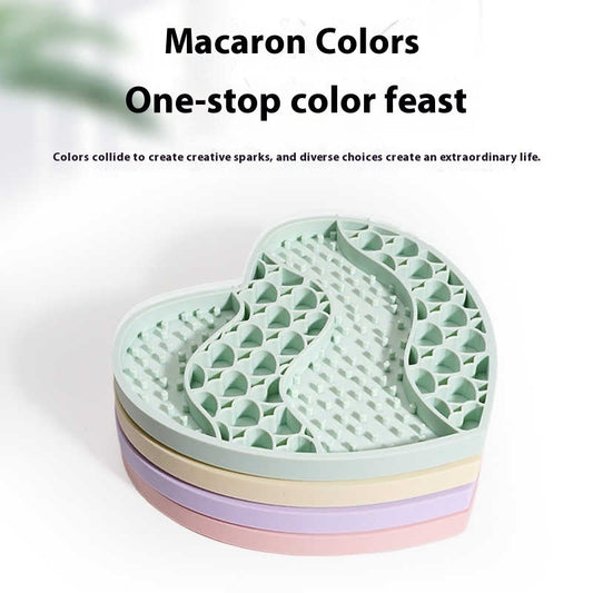 KFX-3867837 Silicone Dog Licking Mat for Slow Feeding - 20x18.5cm Feeding Accessory