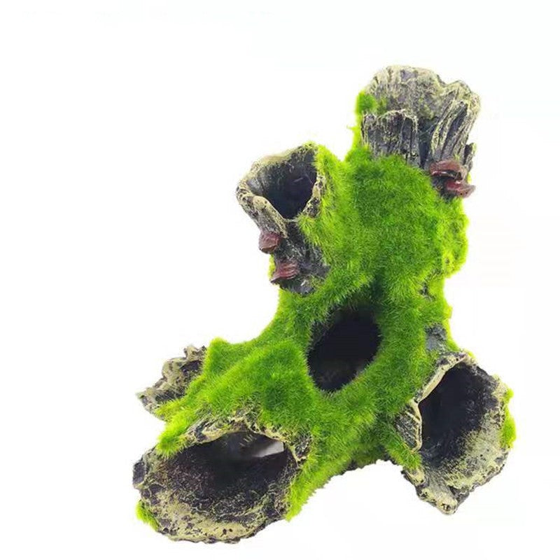 KFX-3870909 Resin Aquarium Sink Wood Decoration for Fish Tank Landscaping