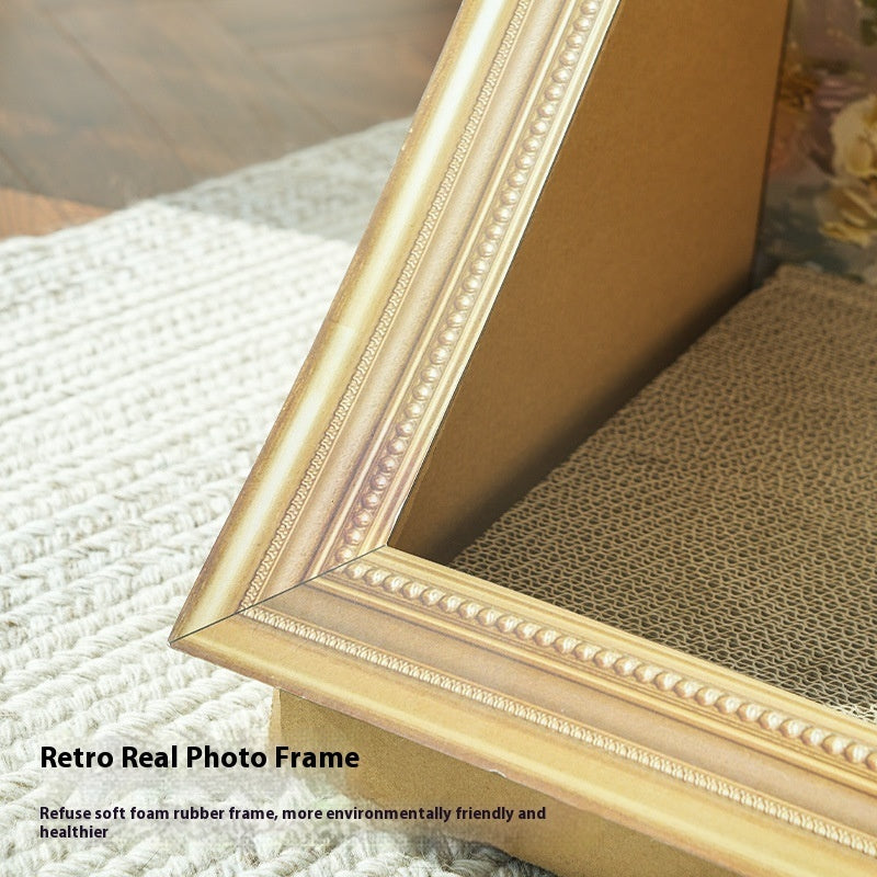 KFX-3871677 Oil Painting Cat Scratch Board Nest - Two-in-One European Decor