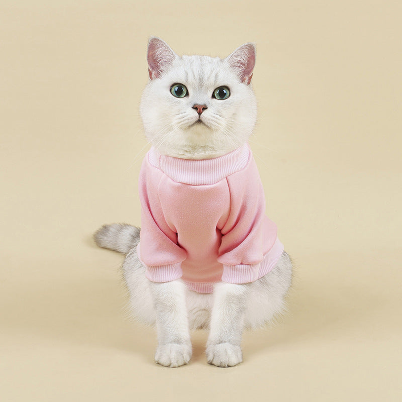 KFX-3872701 Cozy Breathable Velvet Pet Sweater in Various Colors and Sizes