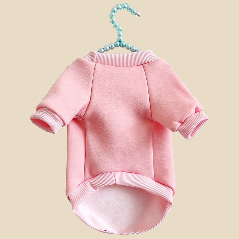 KFX-3872701 Cozy Breathable Velvet Pet Sweater in Various Colors and Sizes