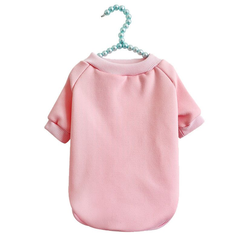 KFX-3872701 Cozy Breathable Velvet Pet Sweater in Various Colors and Sizes