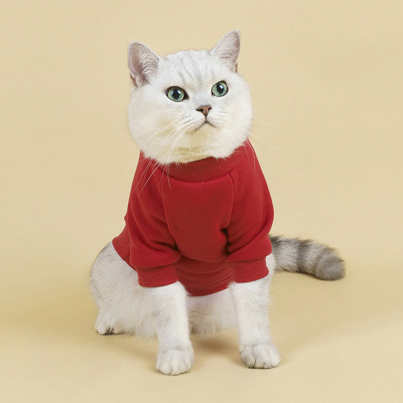 KFX-3872701 Cozy Breathable Velvet Pet Sweater in Various Colors and Sizes