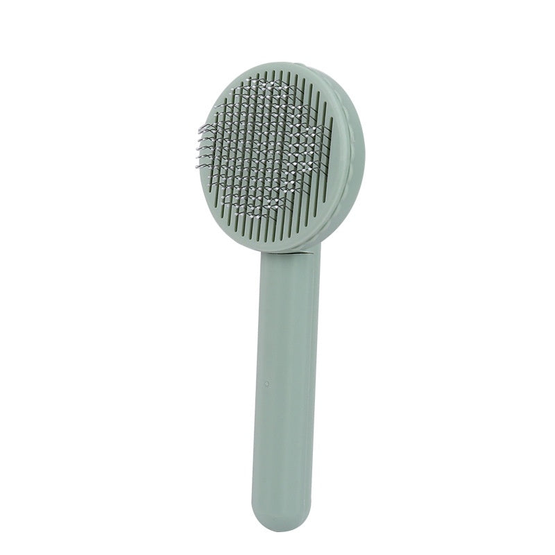 KFX-3878973 Self-Cleaning Round Head Pet Comb for Dogs - Available in Multiple Colors