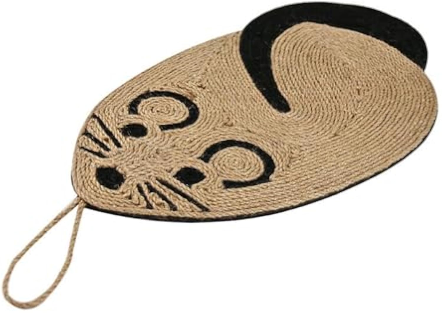 KFX-3880637 Durable Mouse-Shaped Cat Scratch Pad Made of Sisal and EVA for Indoor Use